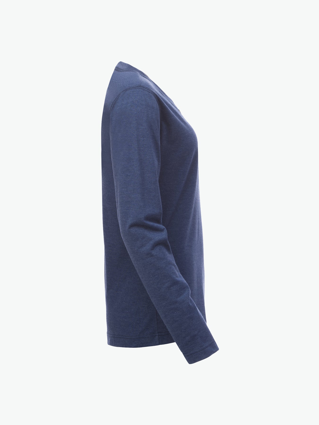 Clique Orlando - Blauwmelange T-Shirt Dames Clique
