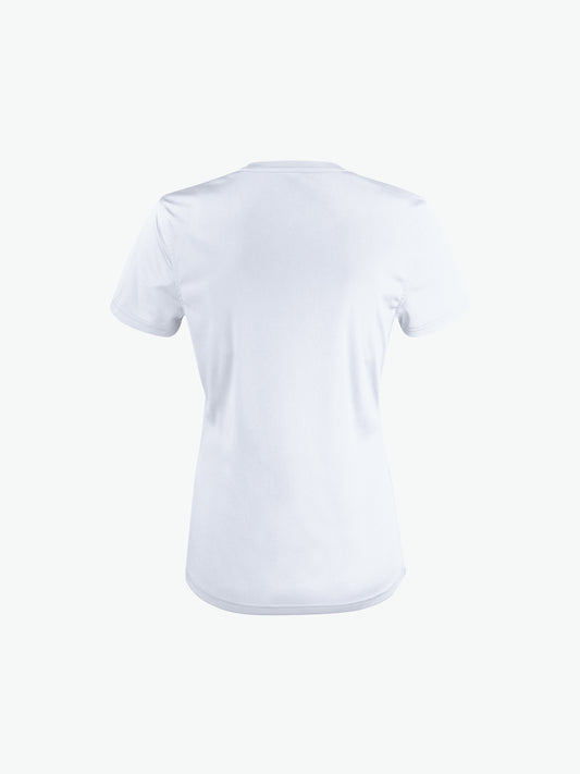 Clique Basic Active-T Women - Wit T-Shirt Dames Clique