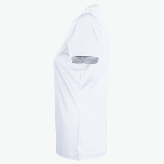 Clique Basic Active-T Women - Wit T-Shirt Dames Clique