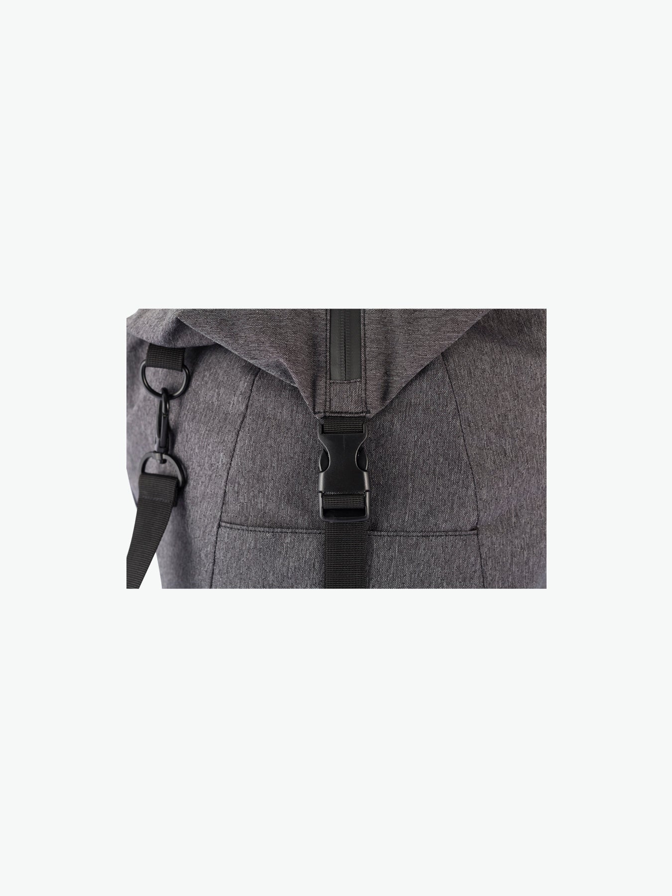 Clique Weekend duffle - Antraciet Melange Dufflebag Clique