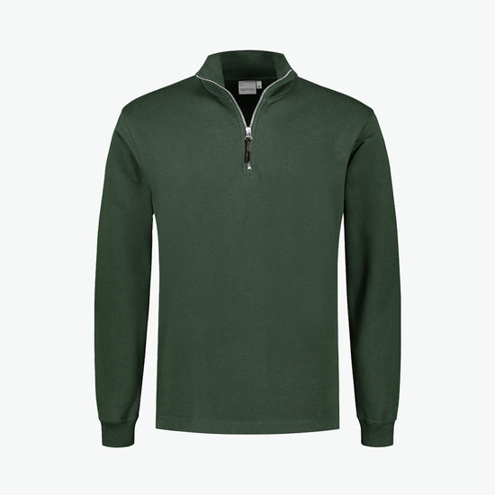 Santino Alex Zipsweater - Donker Groen Sweater Santino S