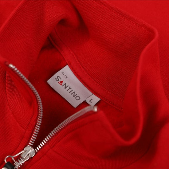 Santino Alex Zipsweater - Zwart Sweater Santino