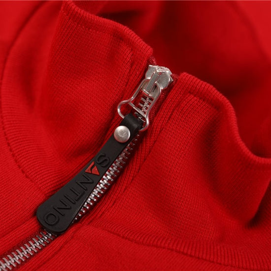 Santino Alex Zipsweater - Zwart Sweater Santino