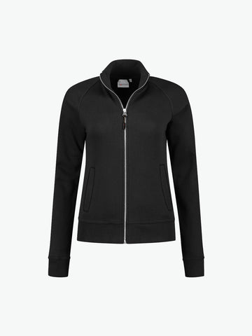 Santino Anna Sweatvest - Zwart Vest Dames Santino XS