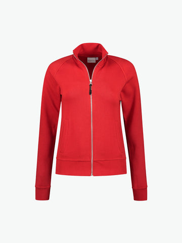 Santino Anna Sweatvest - Rood Vest Dames Santino XS