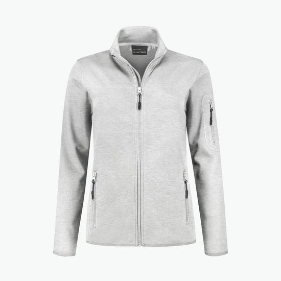 Santino Berlin Ladies Sweatvest - Grijs Vest Dames Santino XS