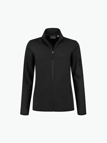 Santino Berlin Ladies Sweatvest - Zwart Vest Dames Santino XS