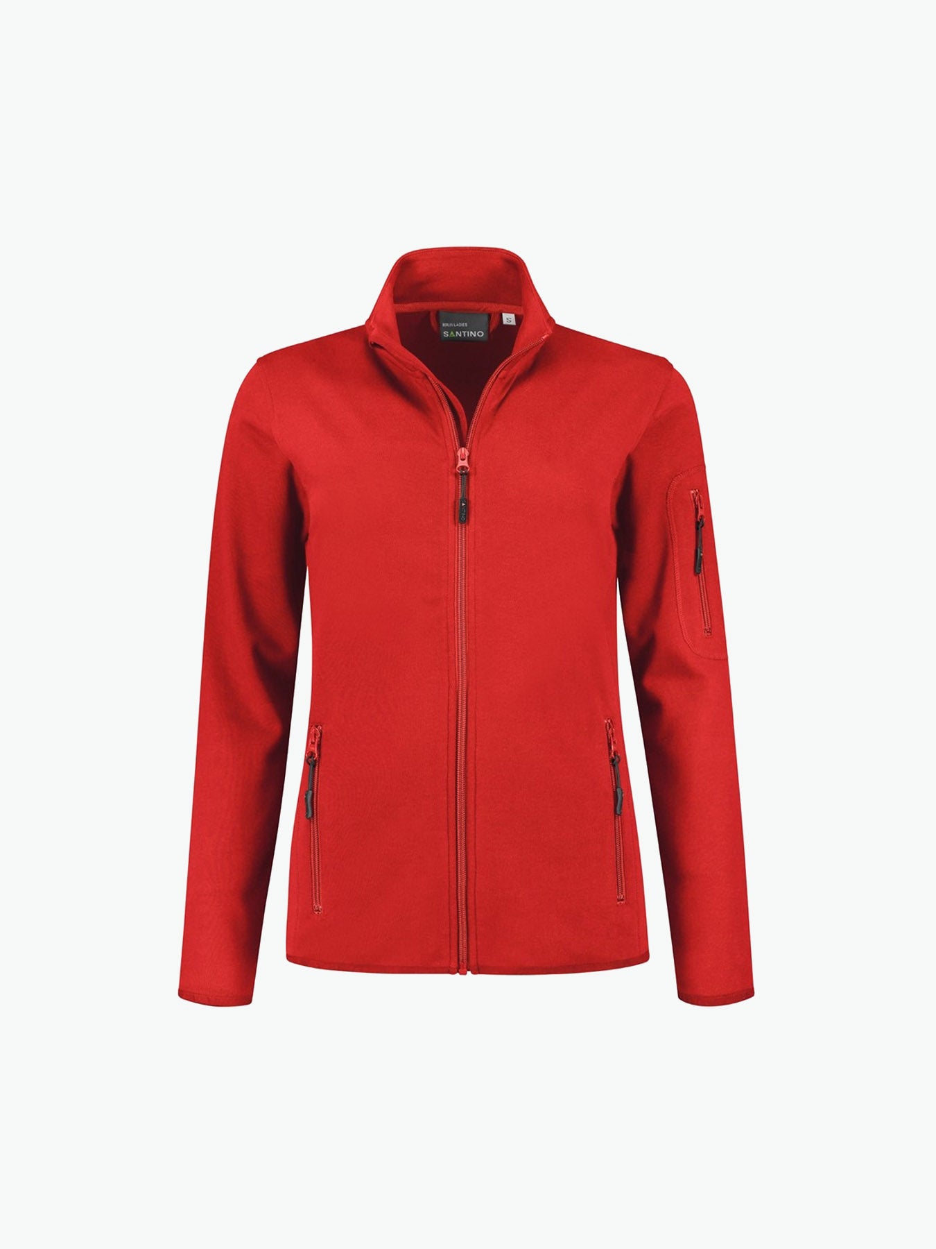 Santino Berlin Ladies Sweatvest - Rood Vest Dames Santino XS
