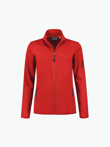 Santino Berlin Ladies Sweatvest - Rood Vest Dames Santino XS
