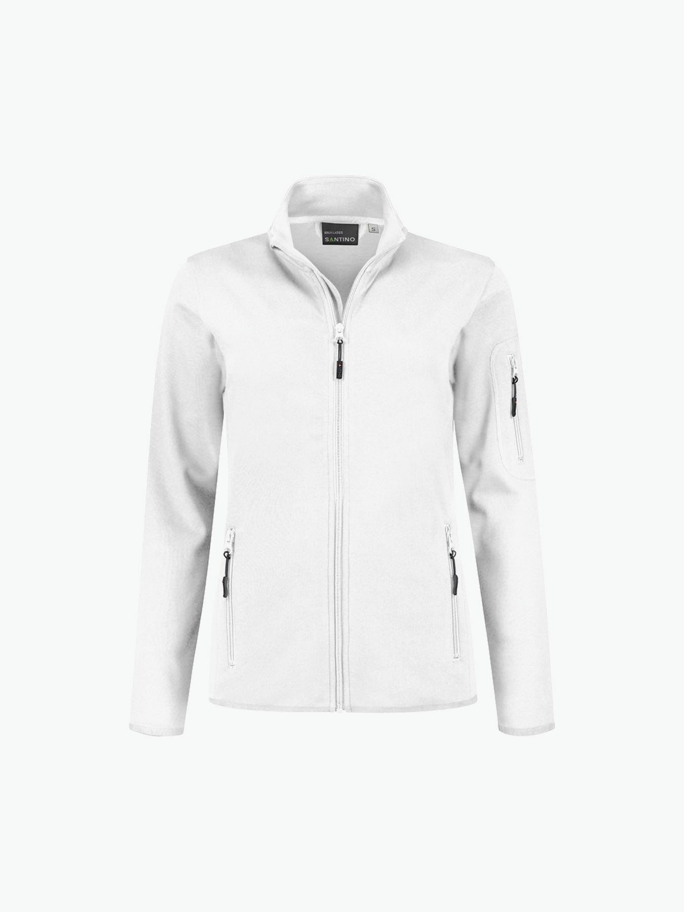 Santino Berlin Ladies Sweatvest - Wit Vest Dames Santino XS