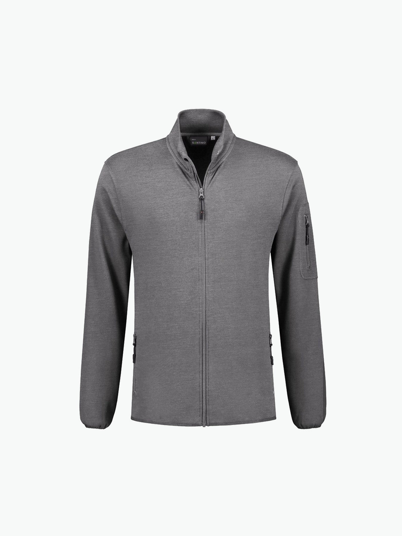 Santino Berlin Sweatvest - Donker Grijs Vest Santino XS