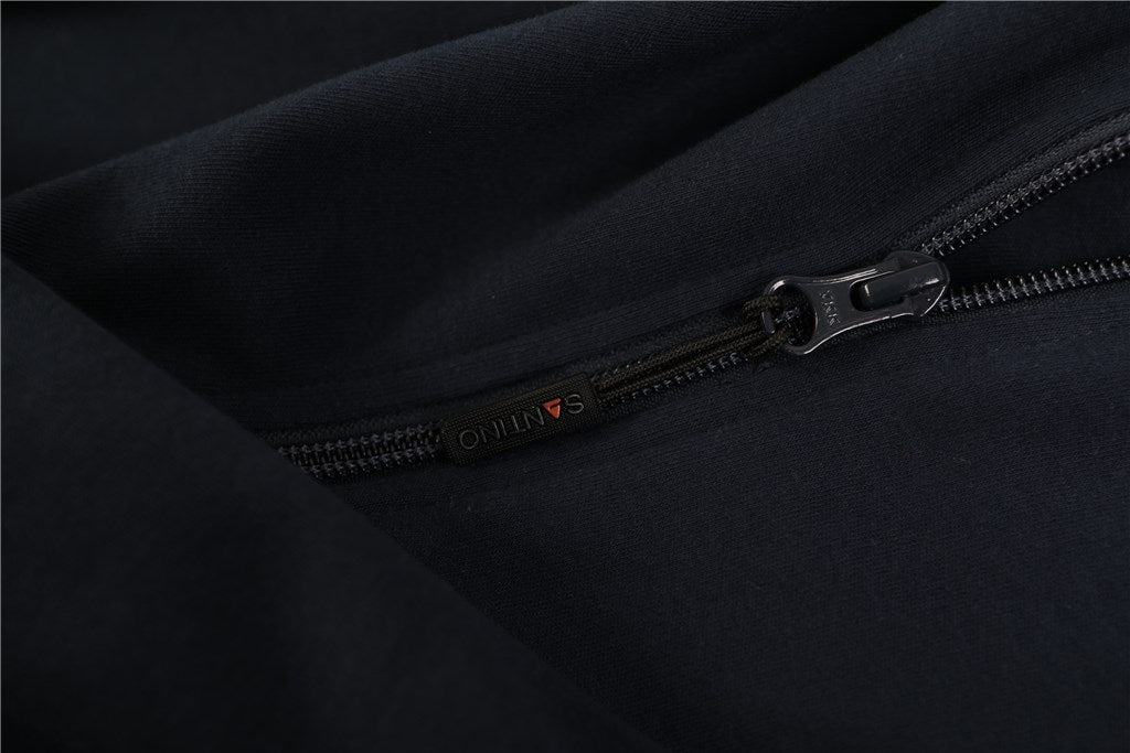 Santino Berlin Sweatvest - Zwart Vest Santino
