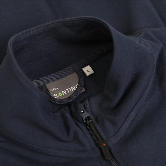 Santino Berlin Sweatvest - Donker Grijs Vest Santino