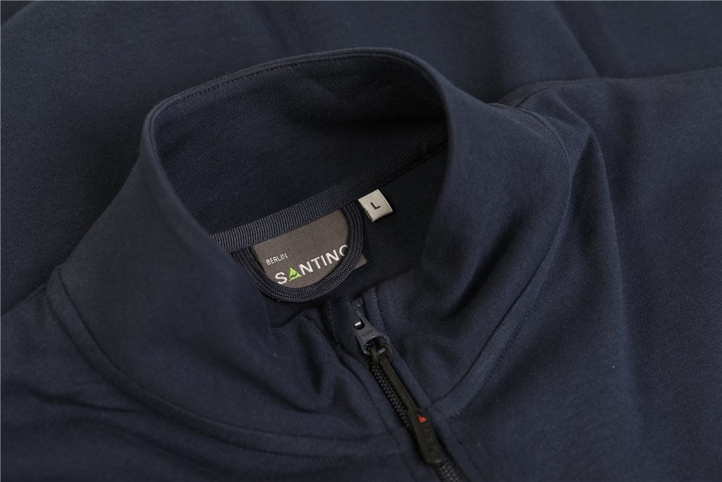 Santino Berlin Sweatvest - Zwart Vest Santino