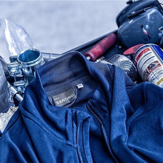 Santino Berlin Sweatvest - Navy Vest Santino