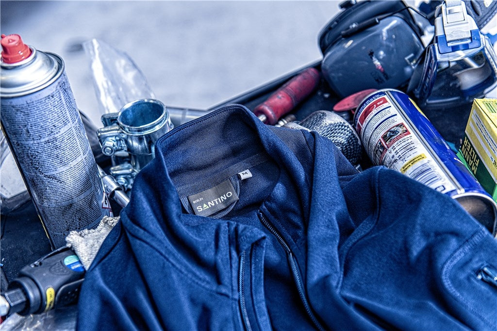 Santino Berlin Sweatvest - Navy Vest Santino