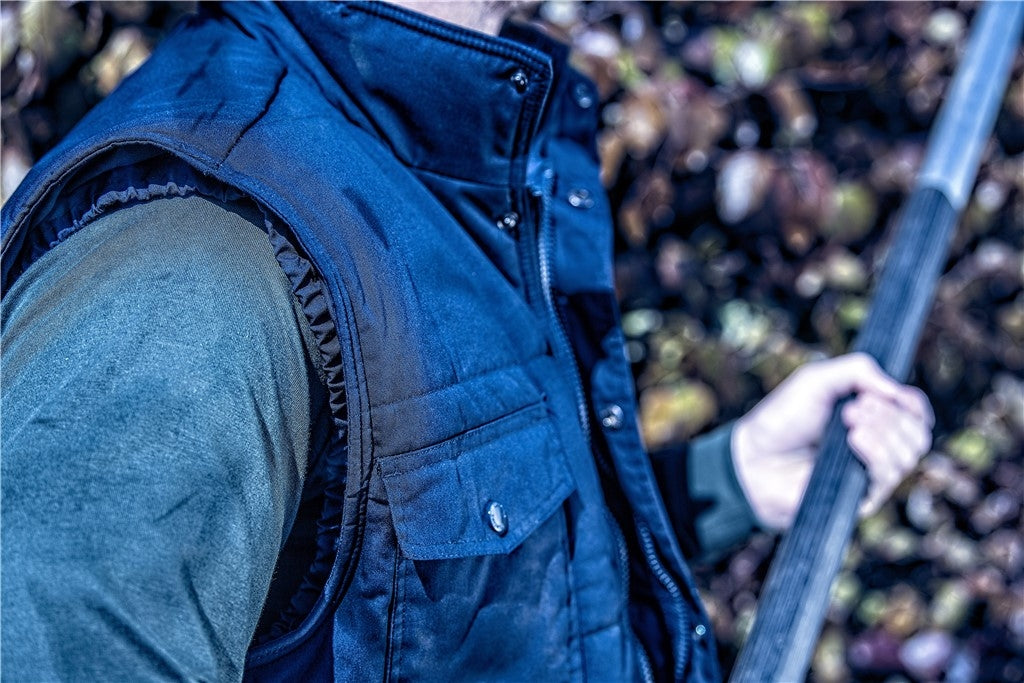 Santino Bob Bodywarmer - Zwart Bodywarmer Santino
