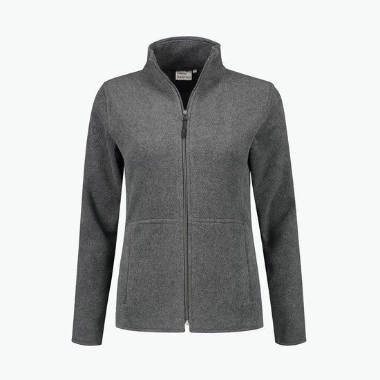 Santino Bormio Ladies Fleecejack - Antraciet Fleece Jas Dames Santino S
