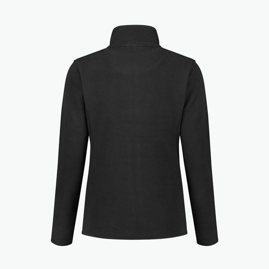 Santino Bormio Ladies Fleecejack - Zwart Fleece Jas Dames Santino