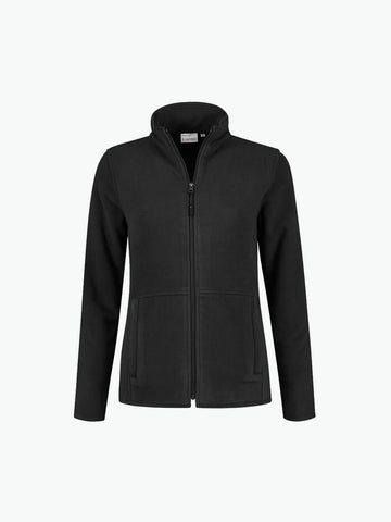 Santino Bormio Ladies Fleecejack - Zwart Fleece Jas Dames Santino S