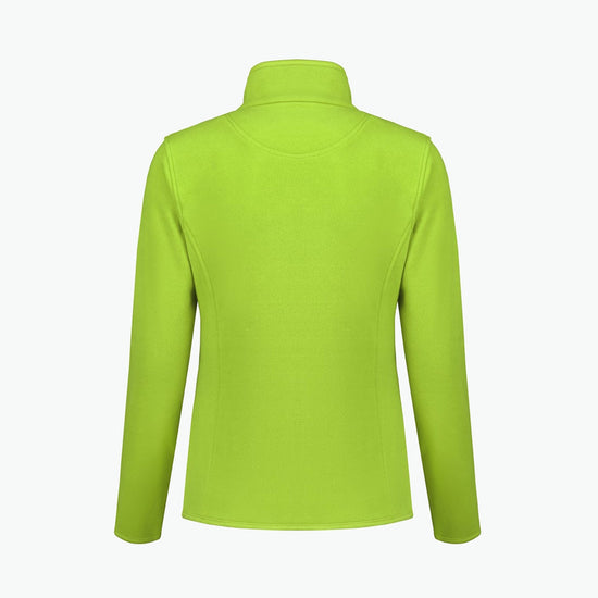 Santino Bormio Ladies Fleecejack - Lime Fleece Jas Dames Santino