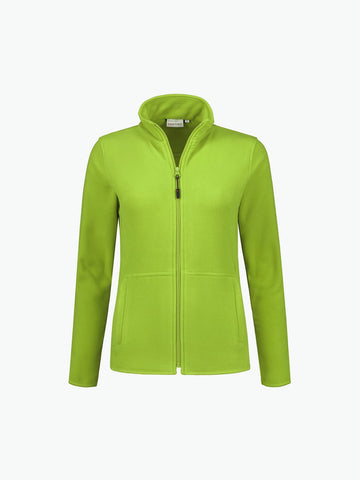 Santino Bormio Ladies Fleecejack - Lime Fleece Jas Dames Santino S