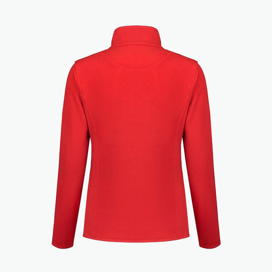 Santino Bormio Ladies Fleecejack - Rood Fleece Jas Dames Santino