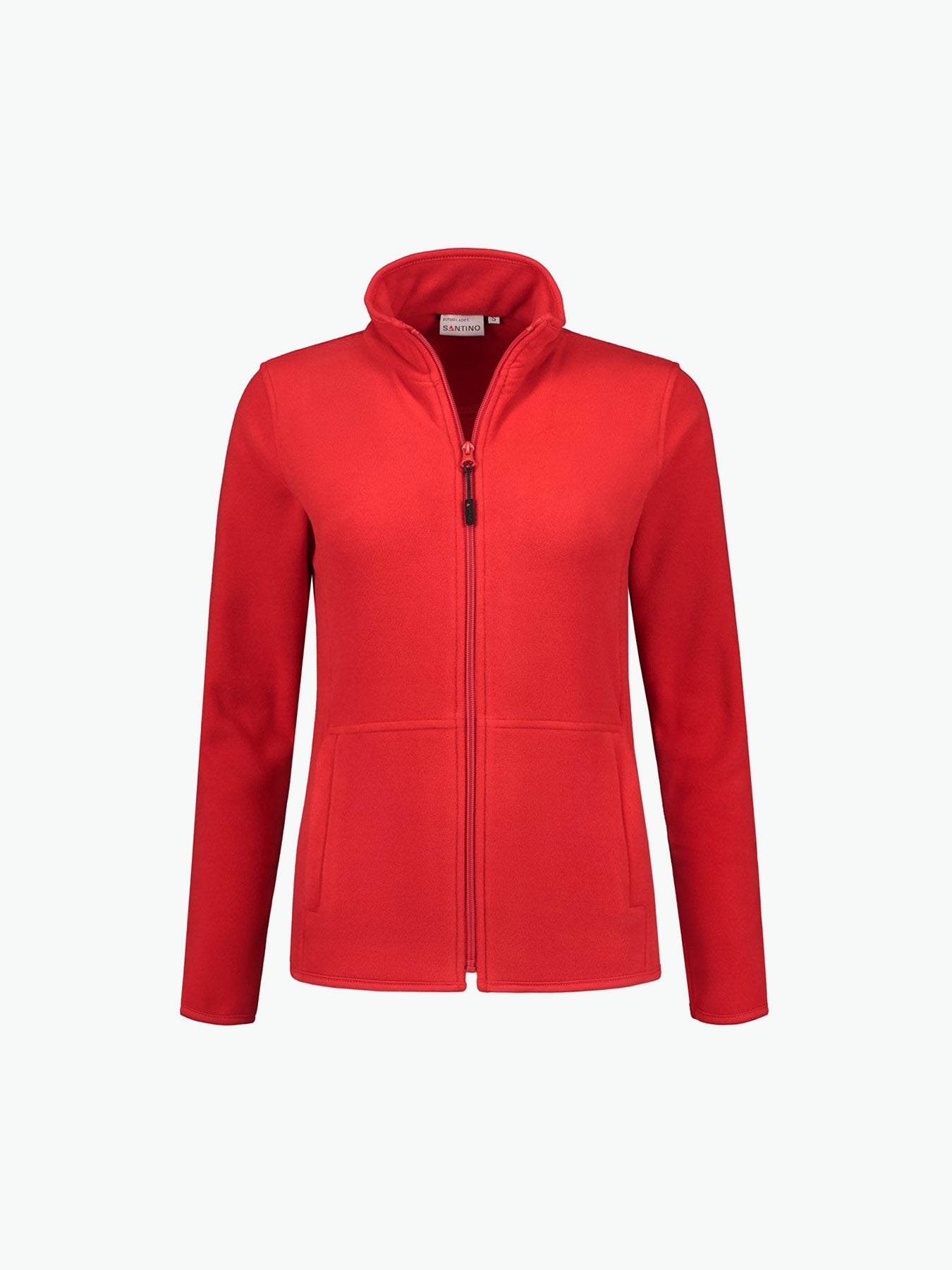 Santino Bormio Ladies Fleecejack - Rood Fleece Jas Dames Santino S