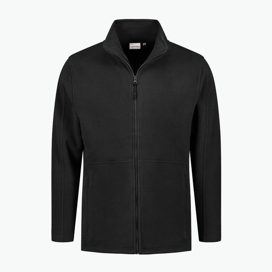 Santino Bormio Fleecejack - Zwart Fleece Jas Santino XS