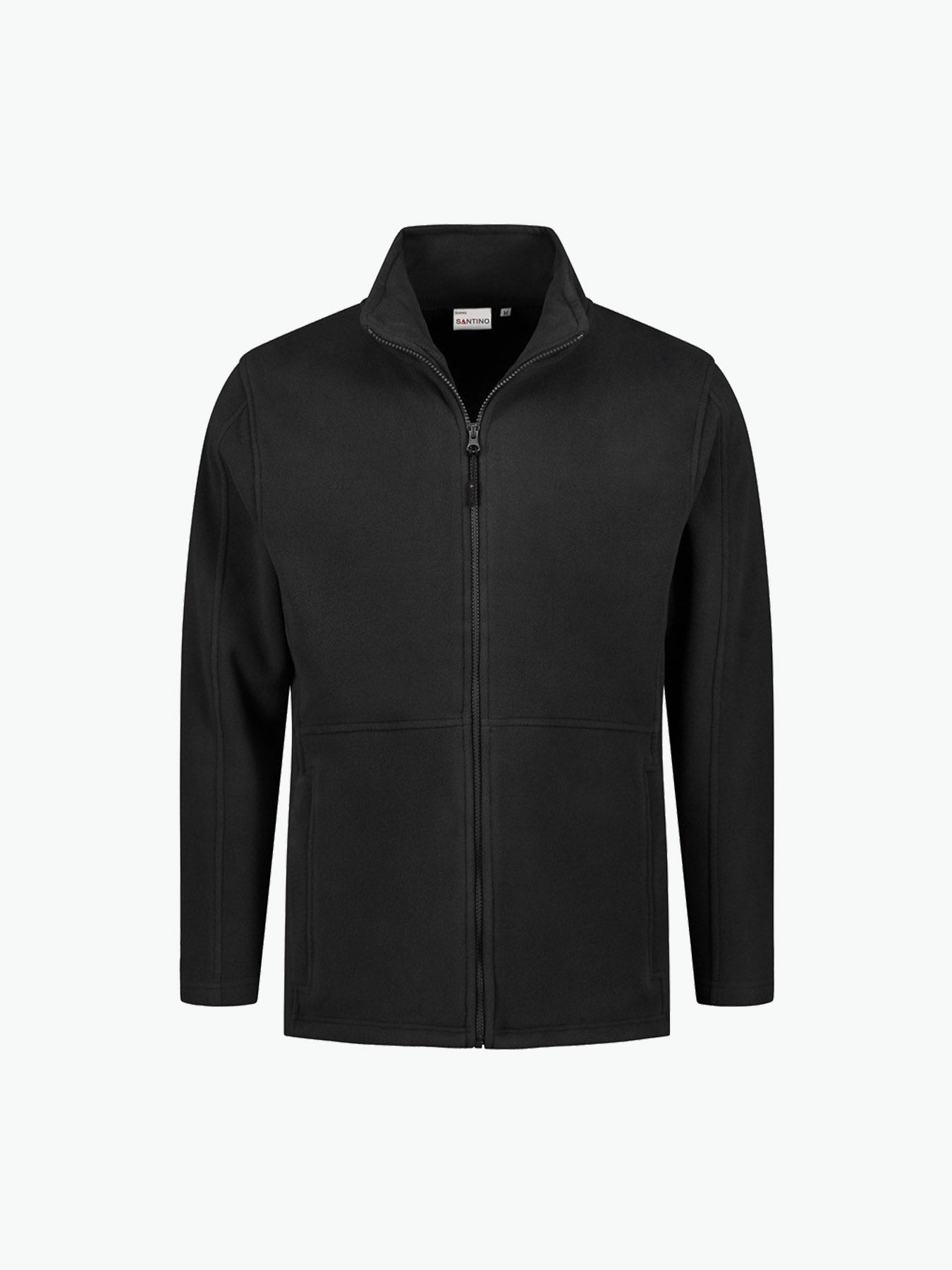 Santino Bormio Fleecejack - Zwart Fleece Jas Santino XS