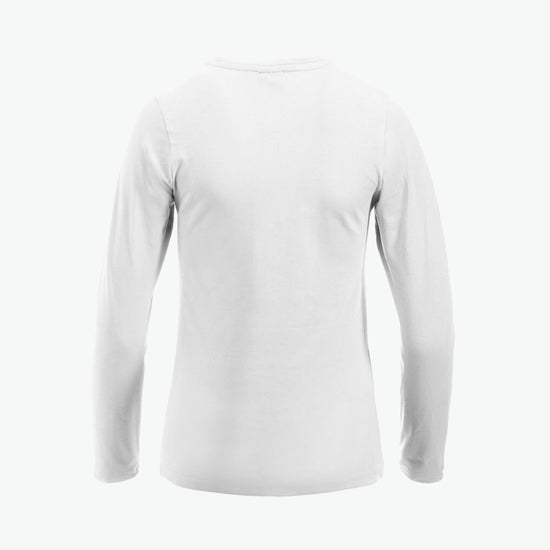 Clique Carolina L/S - Wit T-Shirt Dames Clique