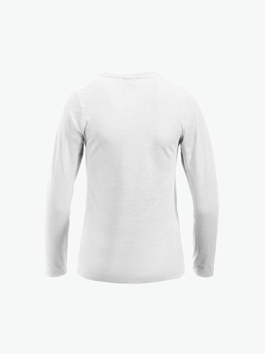 Clique Carolina L/S - Wit T-Shirt Dames Clique