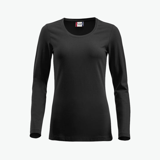 Clique Carolina L/S - Zwart T-Shirt Dames Clique S