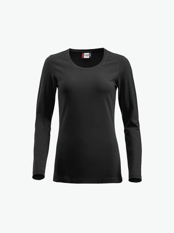Clique Carolina L/S - Zwart T-Shirt Dames Clique S