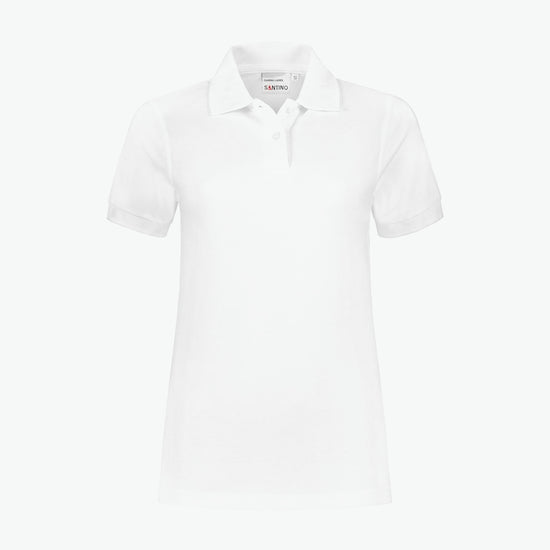 Santino Charma Ladies Poloshirt - Wit Polo Dames Santino XS