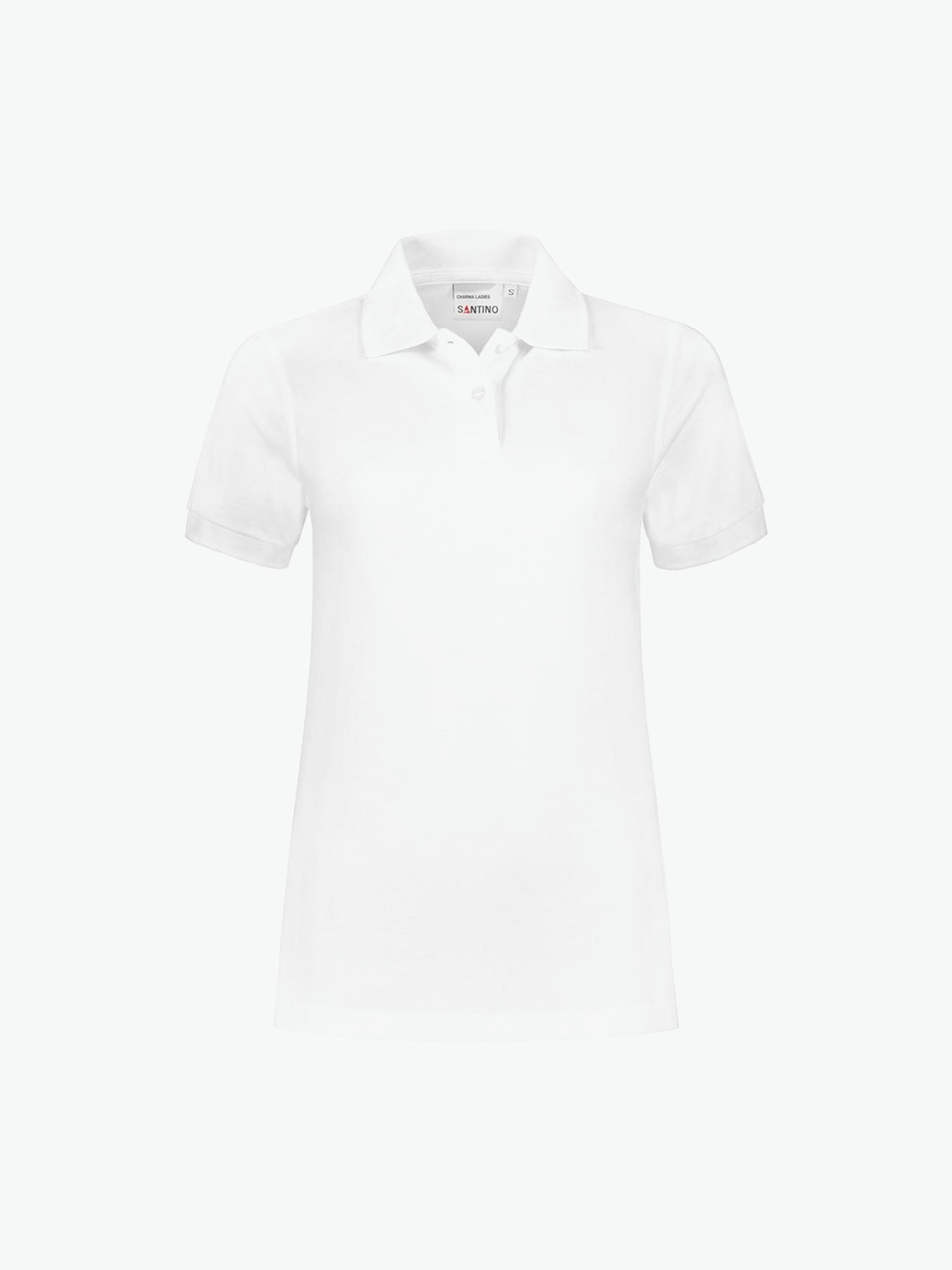 Santino Charma Ladies Poloshirt - Wit Polo Dames Santino XS