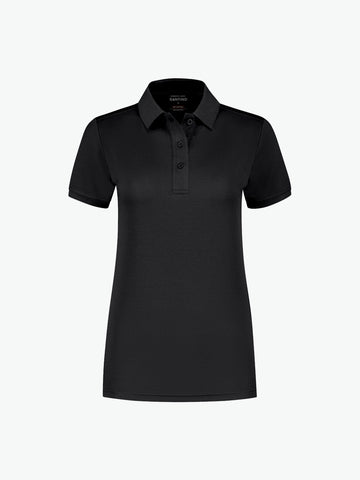 Santino Edinburgh Ladies Poloshirt - Zwart Polo Dames Santino XS