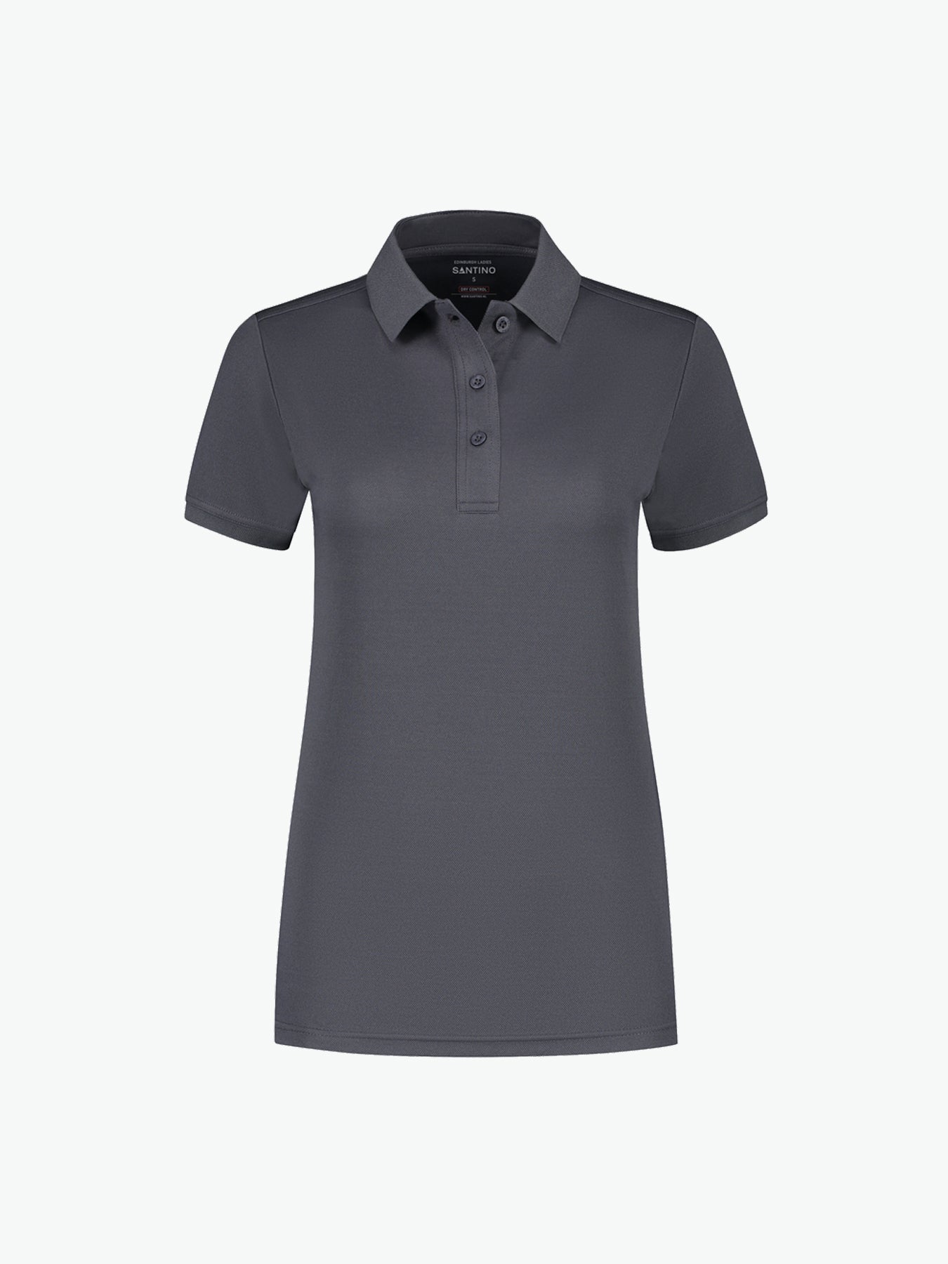 Santino Edinburgh Ladies Poloshirt - Grijs Polo Dames Santino XS