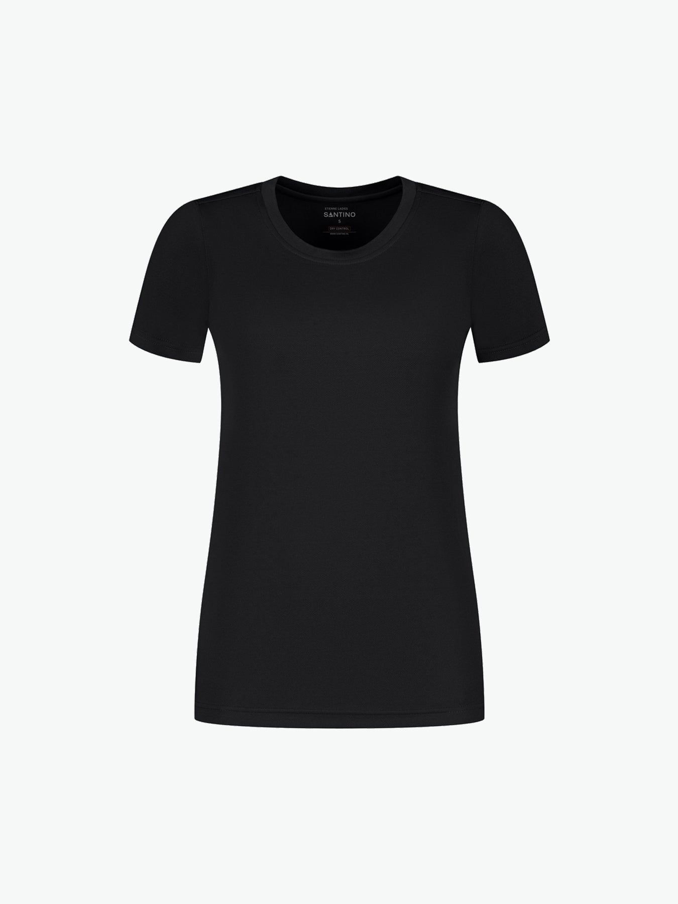 Santino Etienne Ladies T-shirt - Zwart T-Shirt Dames Santino XS