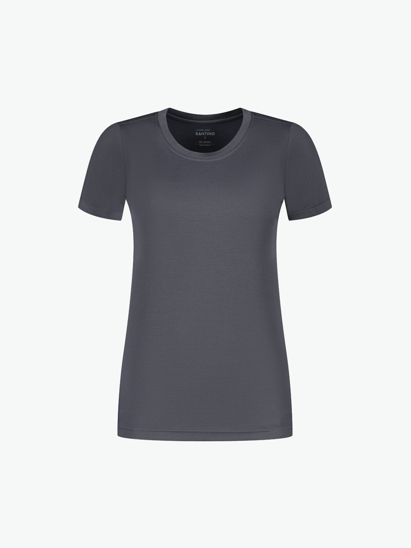 Santino Etienne Ladies T-shirt - Grijs T-Shirt Dames Santino XS