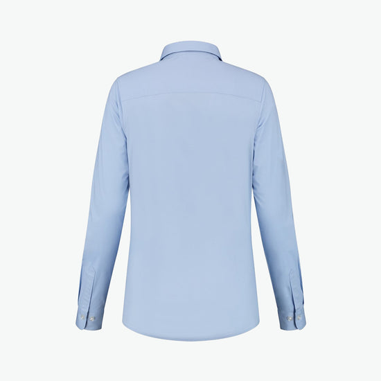 Santino Falco Ladies Shirt - Licht Blauw Overhemd Dames Santino