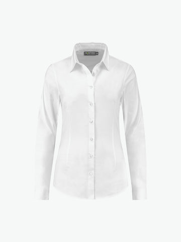 Santino Falco Ladies Shirt - Wit Overhemd Dames Santino XXS