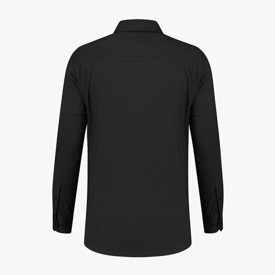 Santino Falco Shirt - Zwart Overhemd Santino