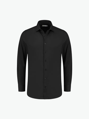 Santino Falco Shirt - Zwart Overhemd Santino XS