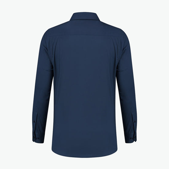 Santino Falco Shirt - Blauw Overhemd Santino