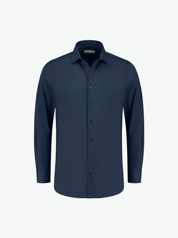 Santino Falco Shirt - Blauw Overhemd Santino XS