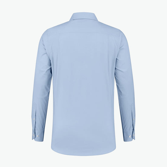 Santino Falco Shirt - Licht Blauw Overhemd Santino