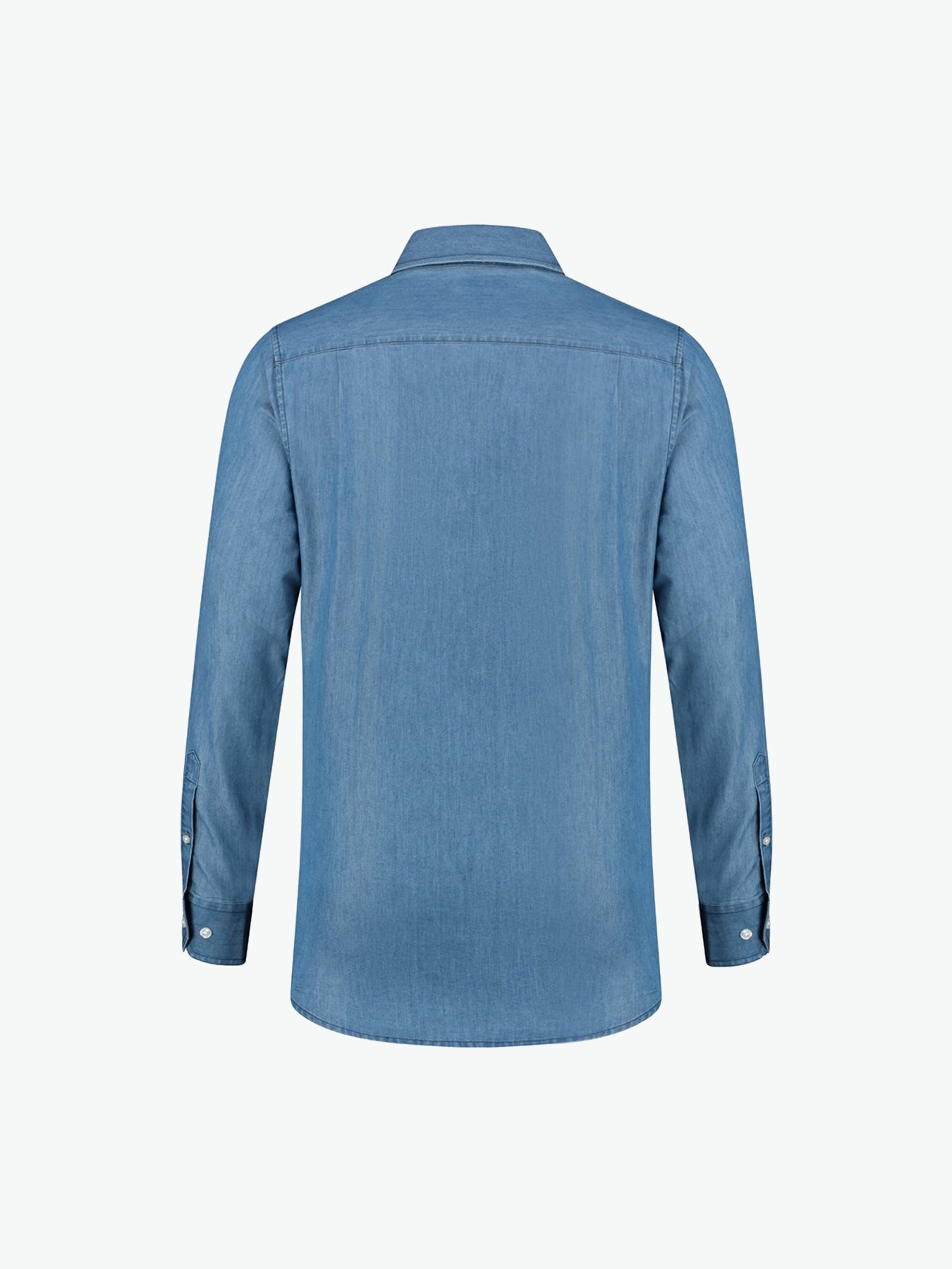 Santino Felix Shirt - Washed Denim Overhemd Santino