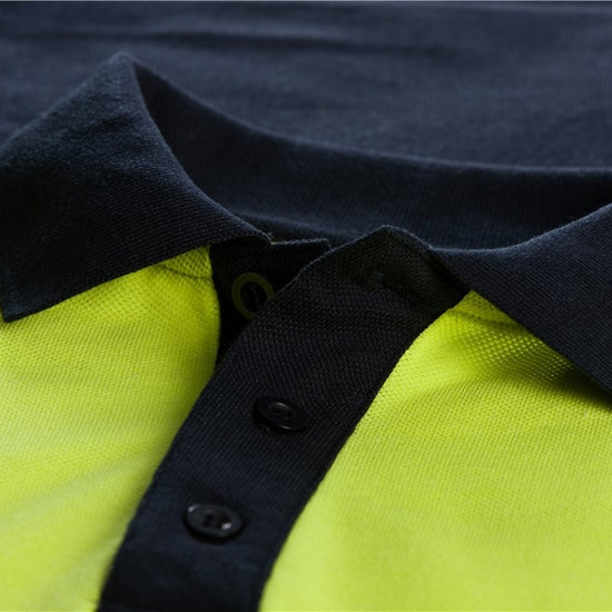 Santino Hamburg Poloshirt - Grijs / Fluor Geel Polo Santino