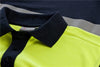 Santino Hamburg Poloshirt - Grijs / Fluor Geel Polo Santino